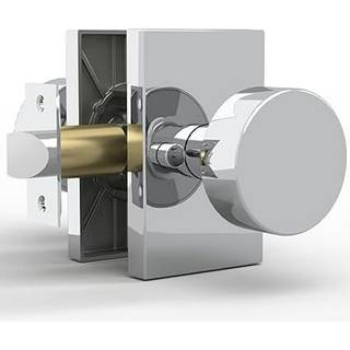 Mega Håndtag - Laura Privacy I Dørknap til gangen skab og badeværelse I reversibelt kraftigt design I passer til alle standarddørstørrelser I skr