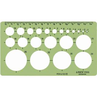 Linex 1118S cirkelskabelon