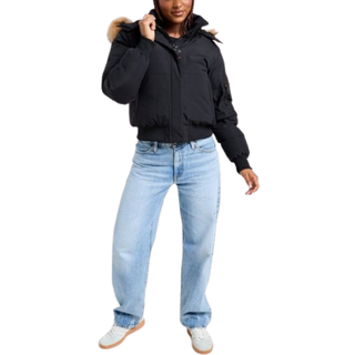 Zavetti Canada Olivia Bomber Jacket, Black - S