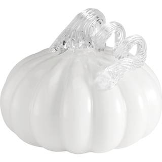 Græskar 10 cm, hvid