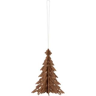 Cooee Design Paper Pinetree dekorationsophæng 2 stk Coffee