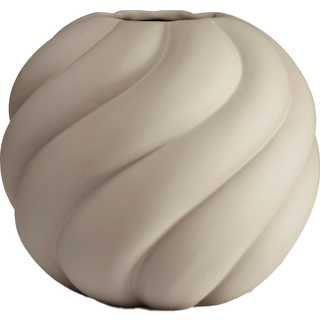 Twist Ball vase 12 cm, sand