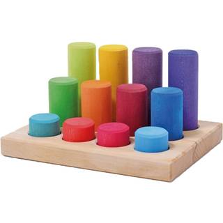 Grimms - Stacking Game Small Rainbow Rollers