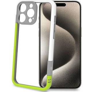 Celly Bumper iPhone 16 Pro Max Vit/Limegrön