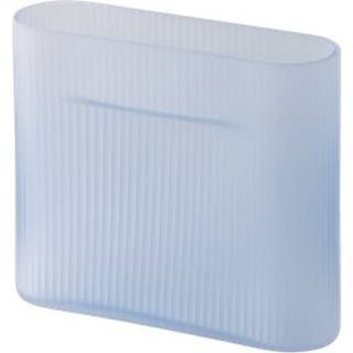 Muuto Ridge vase matteret glas 16,5 cm Light blue