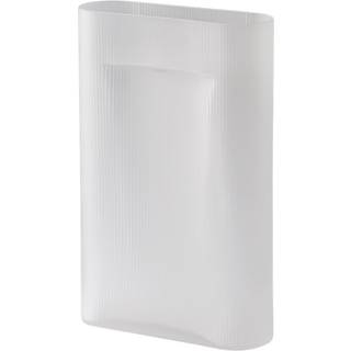 Muuto Ridge Vase H48,5 Hvid/Frostet Glas