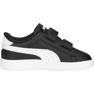 Puma Smash 3.0 Leather V Sneakers Baby, Black, Size 24, Shoes - White - 24