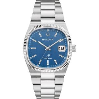 Bulova 96B440 Herrenuhr Quarz Super Seville Stahl/Blau