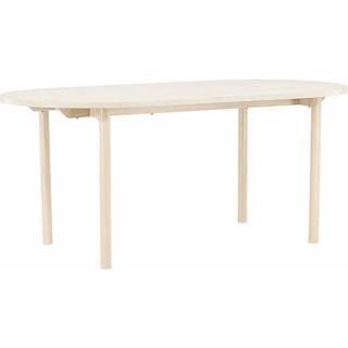 Andy spisebord oval 90x180cm whitewash.