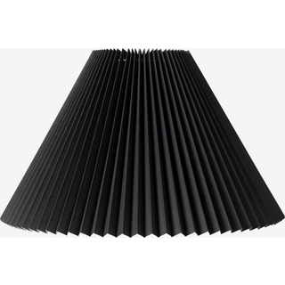 Plisseskærm Sort 30 cm