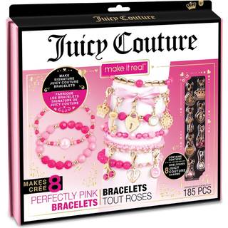 Make It Real Juicy Couture Perfectly Pink Bracelets - lav armbånd med 120 perler og 8 charms