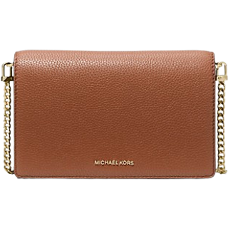 MK Jet Set Medium Pebbled Leather Crossbody Bag - Brown - Michael Kors - ONE SIZE