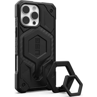 UAG Monarch Pro MagSafe - Carbon Fiber/Black Stand - iPhone 16 Pro Max