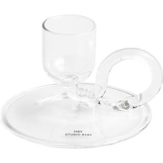 HAY Tiny lysestage curved Clear