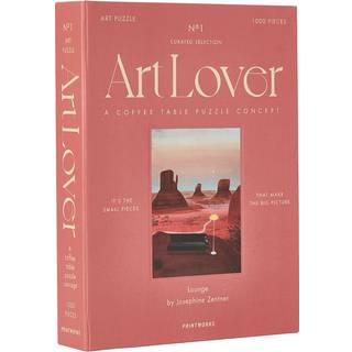Printworks, Art Lover Book pussel- Lounge, 1000 st
