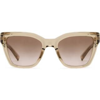 SAINT LAURENT Kvinde SAINT LAURENT SL 641 005 Solbriller Bio-injekt Gul Brun Cat Eye Normal Skygge