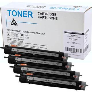 Kompatibelt sæt 4x toner til Xerox Phaser 6300 6300DN 6300N fra ABC