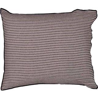 Gripsholm Pudebetræk Flannel Black Stripe 50x60 cm
