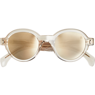 Moncler ME6003 RONDOSA 30035A 47 Solbriller Mænd Gul - Transparent Butter Yellow - 47mm