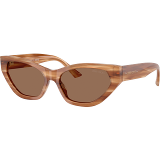 Jimmy Choo Kvinde JC5022B 505573 Solbriller Acetat Brun Brun Cat Eye Normal