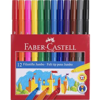 Faber-Castell farvetuscher Jumbo - 12 farver