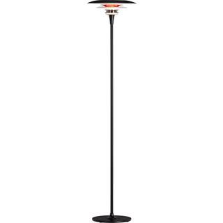 Diablo Gulvlampe Ø30 Mat sort, blank rød G9