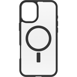 OtterBox React MagSafe Apple iPhone 16 Plus Black Crystal - clear/black - ProPack