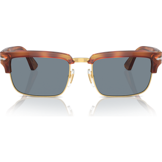 Persol Unisex PO3354S 96/56 Solbriller Acetat Brun Blå Firkantet Normal Antiblænding