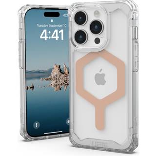 UAG Plyo etui med MagSafe (iPhone 15 Pro) - Gennemsigtig/rosa guld