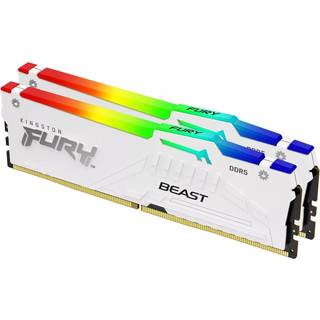 Kingston FURY Beast DDR5-6400 - 32GB - CL32 - Dual Channel (2 pcs) - AMD EXPO & Intel XMP - Hvid