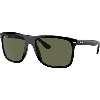Ray-Ban RB4547 Boyfriend Two Polarized 601/58 57 Solbriller Mænd Black - Black - 57mm