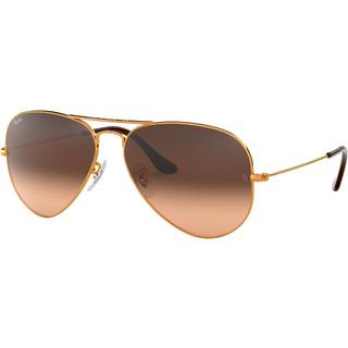 Ray - Ban Unisex RB3025 AVIATOR 9001A5 Solbriller Metal Brun Rosa Pilot Normal