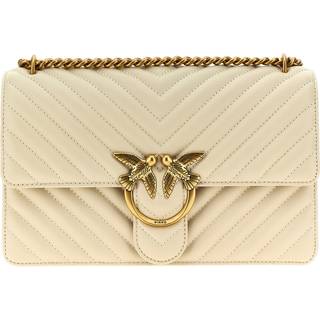 Pinko Love One Classic Skuldertaske hvid