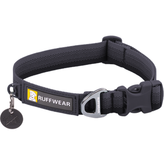 Ruffwear Front Range Halsbånd, Mørkegrå, størrelse 28-36cm