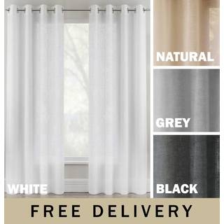 Enhanced Living Enhanced Living White Crete Voile Panels