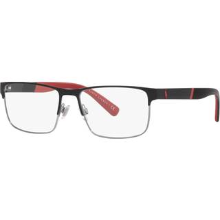 Polo Ralph Lauren PH1215 9003 54 Briller Mænd Black - Two-Tone Shiny Black Gunmetal Silver - 54mm