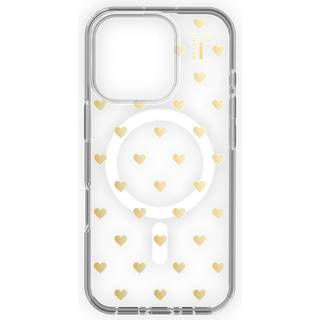 iPhone 16 Pro iDeal Of Sweden Clear Case - MagSafe Kompatibel - Golden Hearts