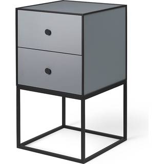 Audo Frame 35 Sidebord Med 2 Skuffer Mørkegrå