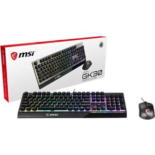 MSI S11-04DE601-CLA tastatur Mus inkluderet Spil USB QWERTZ Tysk Sort