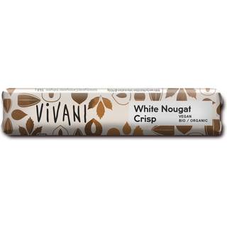 Vivani hvid nougat bar Økologisk - 35 gram