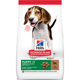 Hill's SCIENCE PLAN Medium Hvalpefoder Med Lam Og Ris - 2,5 kg