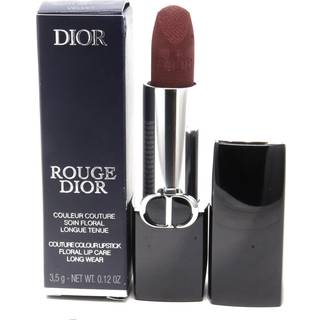 Rouge Dior-Couture Color Lipstick - Velvet and Satin Finishes - Hydrating Floral Lip Care - Long Wear