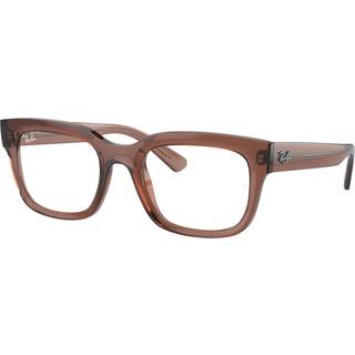 Ray-Ban RX7217 Chad 8261 52 Briller Mænd Brun - Transparent Brown - 52mm