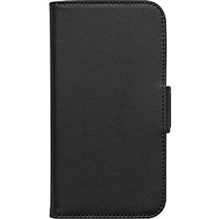 iPhone 14 Plus Key Nordfjord Slim Wallet Læder Cover m. Pung - Sort