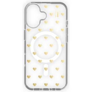 iPhone 16 iDeal Of Sweden Clear Case - MagSafe Kompatibel - Golden Hearts