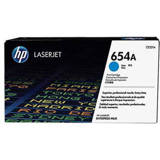 HP 654A - CF331A toner cyan 15000 sider, original
