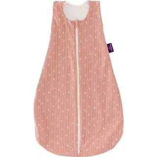 Träumeland LIEBMICH Sleeping Bag, GOTS Certified, 1.0 TOG - Pink Leaves 90 cm