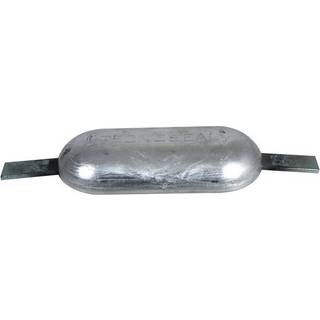 Aluminiumsanode Tecnoseal, 0.55 kg, til ror/skrog/trimplan, svejses fast