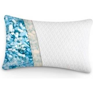 Strimlet hukommelse skum puder seng puder til sovende medium firma puder standard/queen size pude til side ryg mavesveller nakke understøtter pud