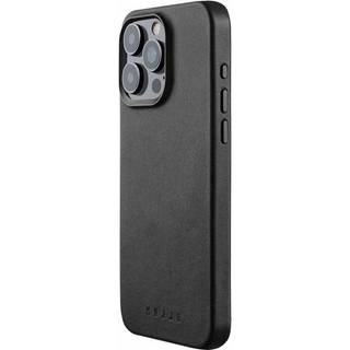 Mujjo iPhone 15 Pro Max Leather Cover - MagSafe Kompatibel - Sort